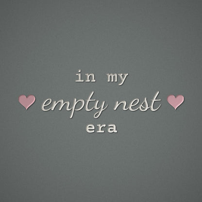 In My Empty Nest Era Embroidered Sweatshirt – embroidery close-up