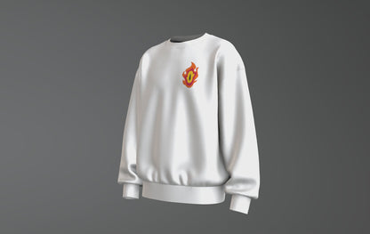 Rengoku Sword Hilt Embroidered Sweatshirt – Demon Slayer Anime Crewneck